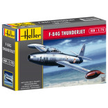 KIT PARA MONTAR HELLER F-84G THUNDERJET 1/72 49 PEÇAS HLR 80278
